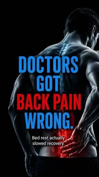 Bed rest was the standard prescription for back injury across specialties for decades. It slows healing and delays return to work. Dr. Hartman describes the advice as “180 degrees wrong.” If medicine got something as basic as back pain treatment that far off, the question becomes what else is being gotten wrong right now.

#MedicalBlindSpots #BackPain #MedicalError #ChronicPain