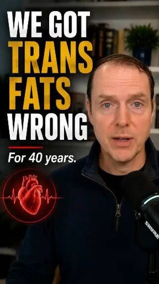 Every 2% increase in trans fat consumption is associated with a 23% increase in heart disease risk. The FDA banned trans fats in 2015 — 40 years after the American Heart Association began recommending them. Canola oil is rapeseed oil, renamed and deodorized with chemical solvents because the raw oil smells strongly. The knowledge that these fats were harmful existed among practitioners for decades before becoming nationally recognized.

#MedicalBlindSpots #TransFats #HeartDisease #DietaryGuidelines